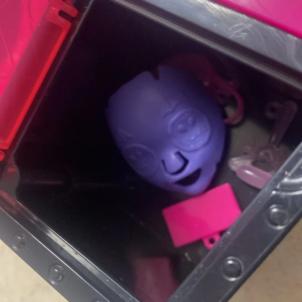 Monster High Black and Pink Fashion Doll with Coffin Case vampire Dracula vamp